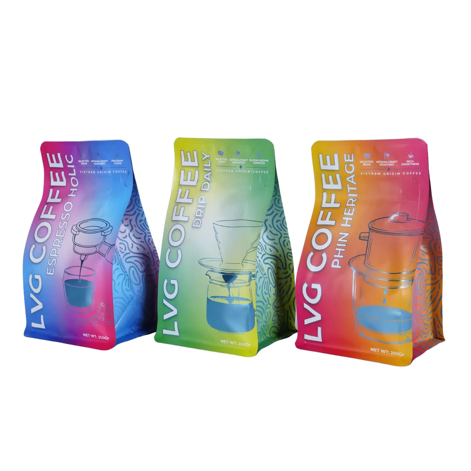 Lien Viet Green coffee product lines