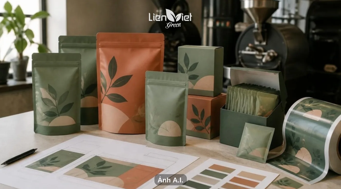 Private label coffee packaging