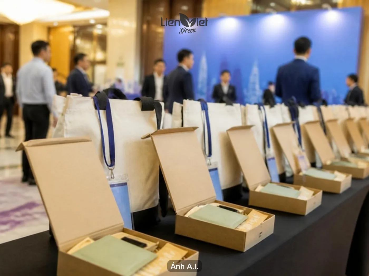 Quà cà phê đón khách tại sự kiện doanh nghiệp