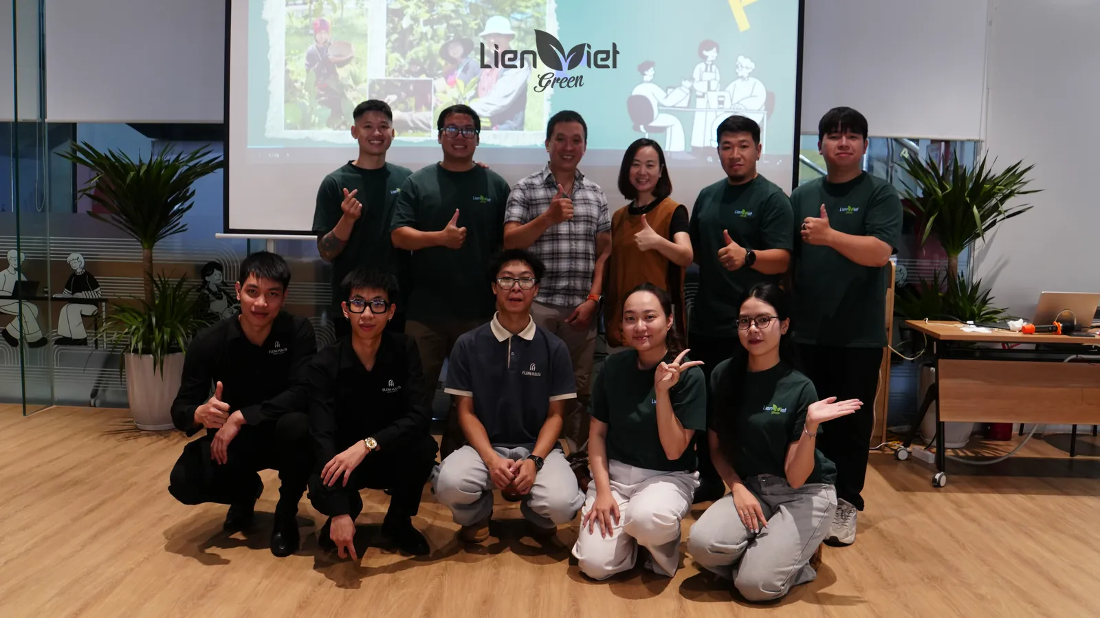 The Lien Viet Green team